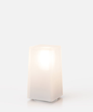 Ice Square 85 rechargeable lamp by NEOZ – Frosted Glass