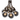 B.Lux Ilde Max S contemporary designer pendant lighting in bronze finish with black cord