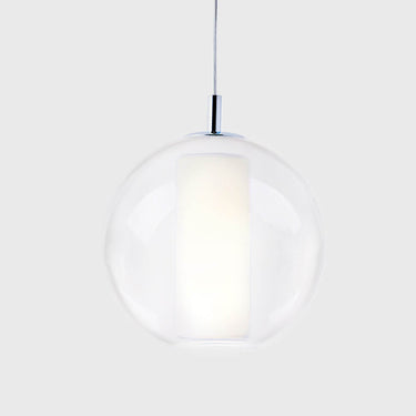 Viso Ilu hand-painted glass pendant in 11.8 in, product photo