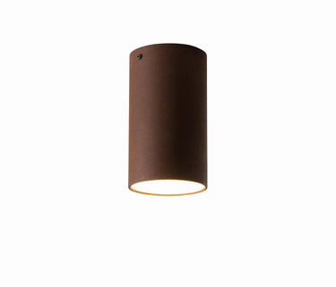 Dutch Design Steel Ceiling Light - Rust Tube