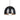Doric 28 LED pendant light with polished black marble resin shade hanging in a modern living room.
