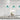 Modern ceiling light fixture for bedrooms and lounges featuring jelly-shaped blue glass shade