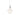 Freshwest Stupa 18 White Pendant Light, handmade resin globe, sculptural lighting for bedroom or office.