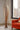 Walnut timber Iris floor lamp by Macmaster, handmade organic shape