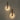 Irma 12" Brass LED Chandelier: 2-Light with Handcrafted Water Glass