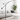 Modern sculptural LED floor lamp by Artemide inspired by balanced engineering