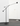 Designer LED floor lamp by Artemide for office and hospitality interiors