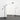 Modern classic accent floor lamp with minimalist metal frame