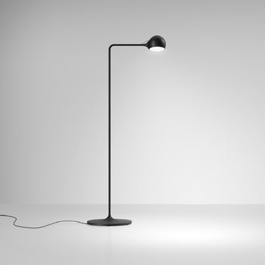 Anthracite designer floor lamp with integrated LED light and sleek standing base