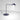Foster & Partners designer table lamp with integrated LED and minimalist aluminum body blue