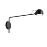Artemide Ixa LED wall light adjustable modern sconce in anthracite finish