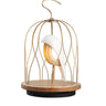 Jingoo by Daqiconcept, Ivory White porcelain songbird inside a slender cage