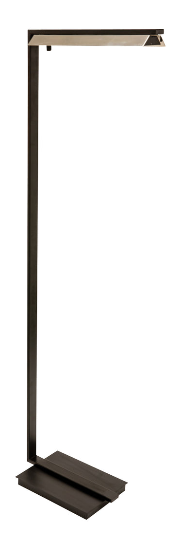 House of Troy 52" Jay LED Floor Lamps in Black with Polished Nickel