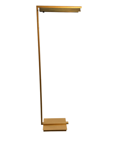 House of Troy 52" Jay LED Floor Lamps in Harvest Gold with Antique Brass Accents