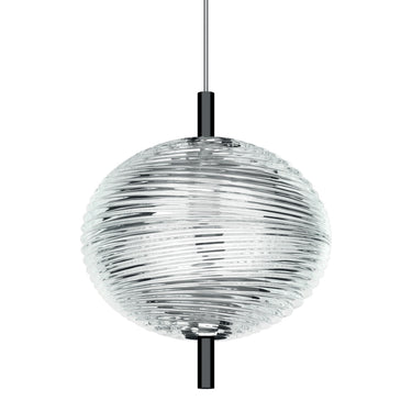 Jefferson Mini Pendant LED crystal diffuser modern hanging light by Lodes