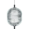Jefferson Small Pendant Light by Lodes with Bohemian crystal diffuser and warm 2700K LED lighting