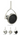 Visual Comfort John LED Directional Wall Light - Minimalist Interior Spot Lighting