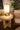 Portable Jynn Cordless Lamp in dark antique brass