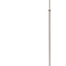 House of Troy Kirby LED adjustable floor lamp in gray with satin nickel accents