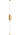 Phobos 2 Light LED Wall Sconce - brass product view