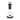 Cordless black table lamp with USB-C charging and adjustable brightness for home or commercial use