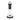 Cordless black table lamp with USB-C charging and adjustable brightness for home or commercial use
