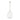 Kapoor Large Pendant with clear hand-blown glass shade for modern kitchens and upscale restaurant lighting