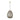 Hand-blown transparent smoke glass LED pendant for stylish home kitchens and boutique hotel lighting