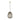 Transparent smoke glass pendant light with brass finish for modern kitchens, dining rooms, or office lighting