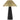 Designer ceramic and brass table lamp with inline dimmer, ideal for upscale homes and offices