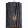 Unique Pattern Felt Pendant Light for Home & Business, Charcoal
