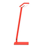 Focaccia Solo LED desk lamp by Koncept with USB-C charging port on modern office desk in Fire Red