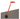 Focaccia Solo adjustable desk lamp with 2700K to 5000K range for hospitality and hotel rooms in matte fire red