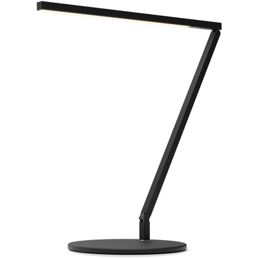 Z-Bar Solo Pro Gen 4 matte black LED desk lamp illuminating a modern home office.