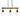 black linear kitchen island pendant light 25 inches wide with E26 bulbs and dimmable design