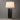 Nova of California Laurel Table Lamp Ebony Wood Weathered Brass White Linen Shade