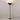 Nova of California Luna Bella Torchiere Floor Lamp Matte Black Gold Leaf Shade Weathered Brass Black