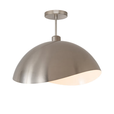 Nova Luna Bella Semi-Flush Mount, Satin Nickel in Default, photo 1