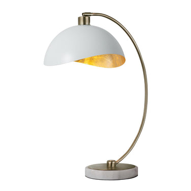 Nova Luna Bella Table Lamp in White/Gold, photo 1