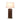Nova of California Laurel Table Lamp Dark Walnut Wood Weathered Brass White Linen Shade