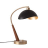 Nova Luna Bella Boomerang Table Lamp in Matte Black/Gold, photo 1