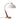 Nova Luna Bella Boomerang Table Lamp in White/Gold, photo 8