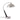 Nova Luna Bella Boomerang Table Lamp in Satin Nickel/White, photo 7