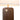 Nova of California Laurel Table Lamp Dark Walnut Wood Weathered Brass White Linen Shade