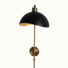 Nova of California Luna Bella Wall Sconce Weathered Brass Matte Black