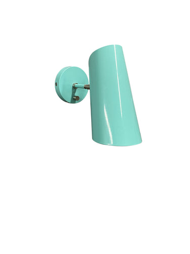 House of Troy Logan Mint/Satin Nickel Wall Sconce with rolled shade