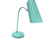 House of Troy Logan Mint/Satin Nickel Table Lamps with USB with rolled shade