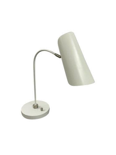 House of Troy Logan White/Satin Nickel Table Lamps with USB with rolled shade