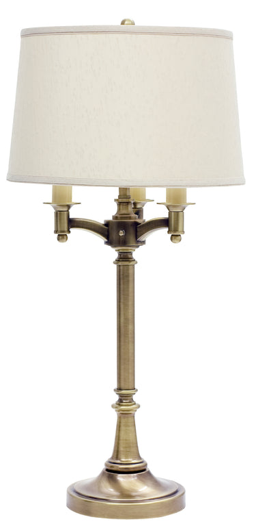 House of Troy Lancaster 31.75" Antique Brass Six Way Table Lamps
