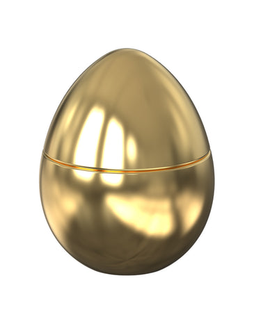 Ladenac Bois de Russie mini egg – Gold mini egg, closed